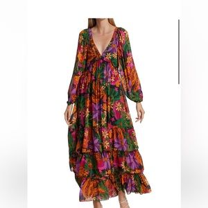 Farm Rio Star Fruit Maxi Dress